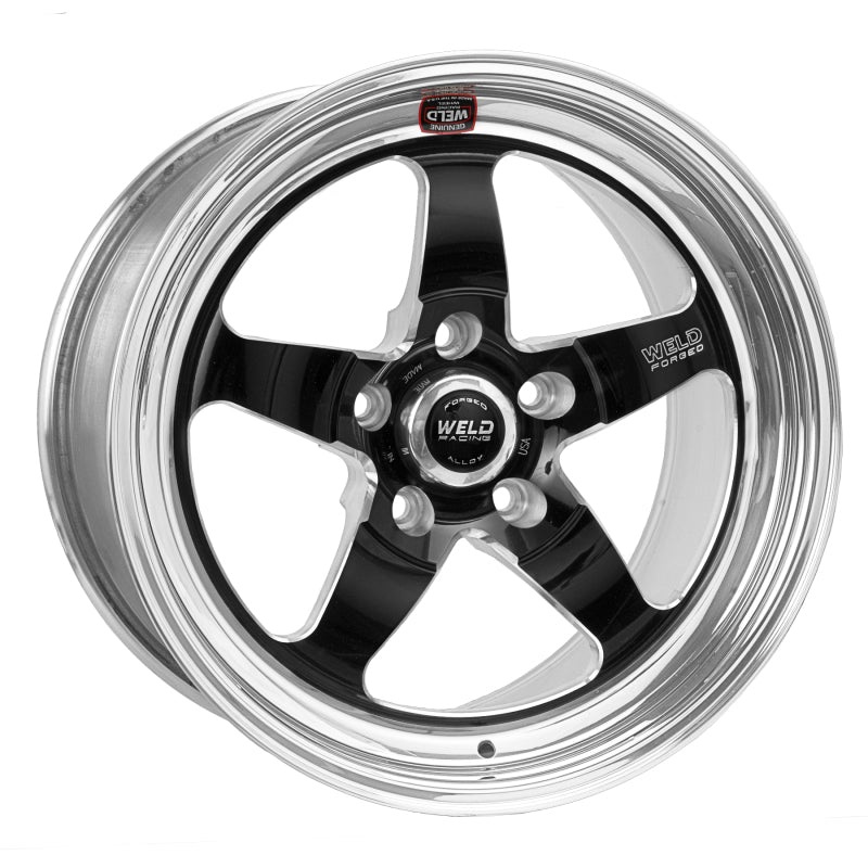 Weld S71 18×9 / 5x120mm BP / 4.1in. BS Black Wheel (High Pad) – Non-Beadlock