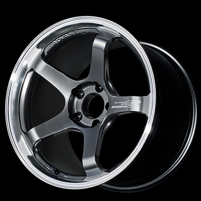 Advan GT Beyond Wheel – 17×7.0 +45 | 4×100 | Machining & Hyper Platinum Black