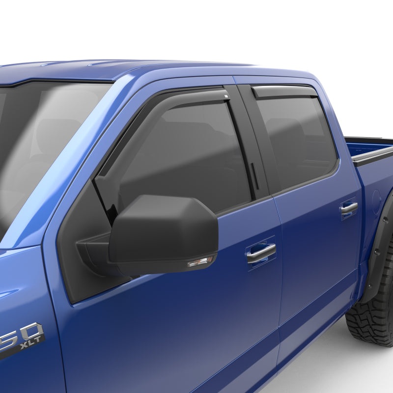 EGR 15+ Ford F150 Super Cab In-Channel Window Visors – Set of 4 (573471)