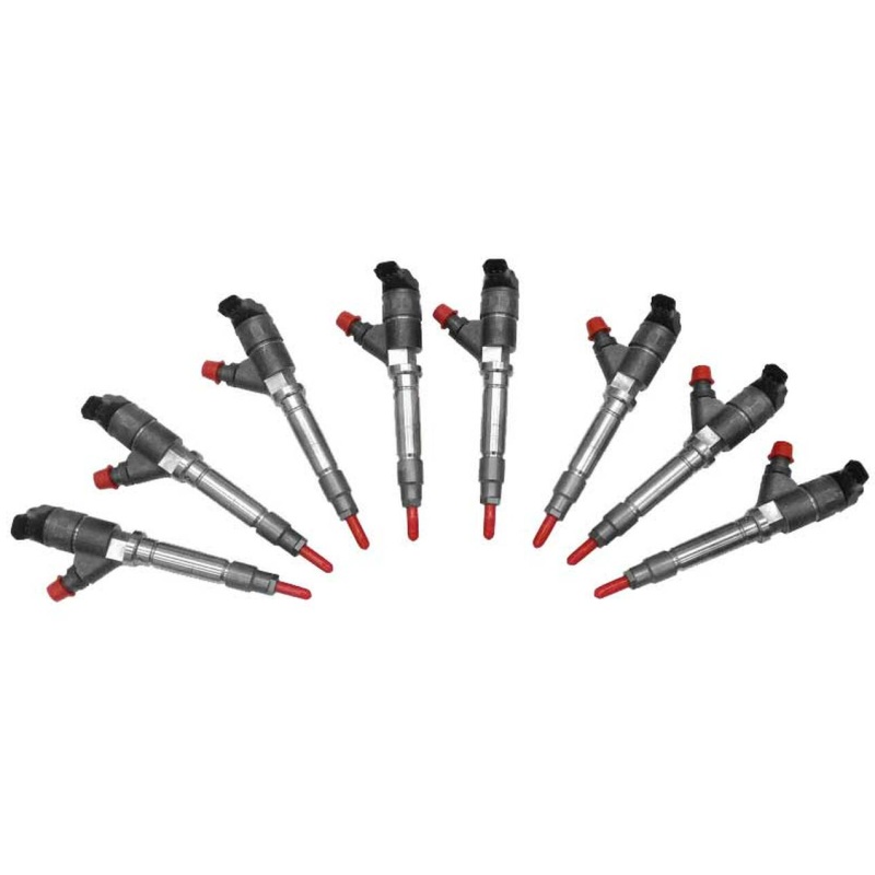 Exergy 11-19 Ford Power Stroke 6.7L Reman 100% Over Scorpion Injector – Set of 8