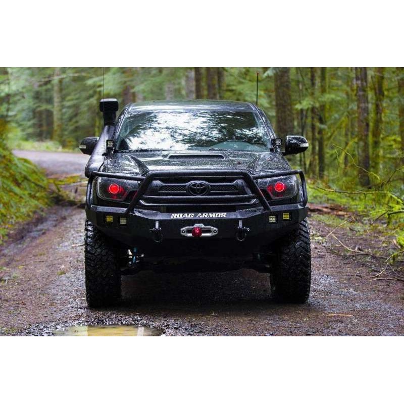 Road Armor 12-15 Toyota Tacoma Stealth Front Winch Bumper w/Lonestar Guard – Tex Blk