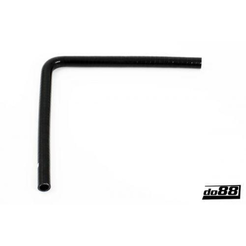 Silicone Hose Black 90 degree long leg  0,625” (16mm)
