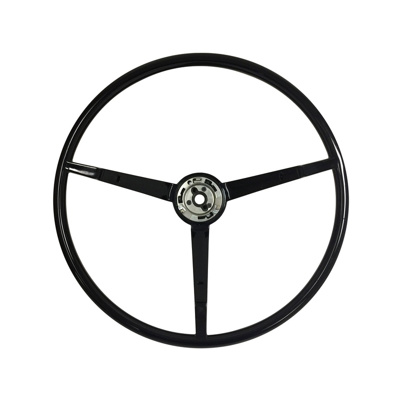 1965-1966 Ford Reproduction Black Steering Wheel | ST3034BLK