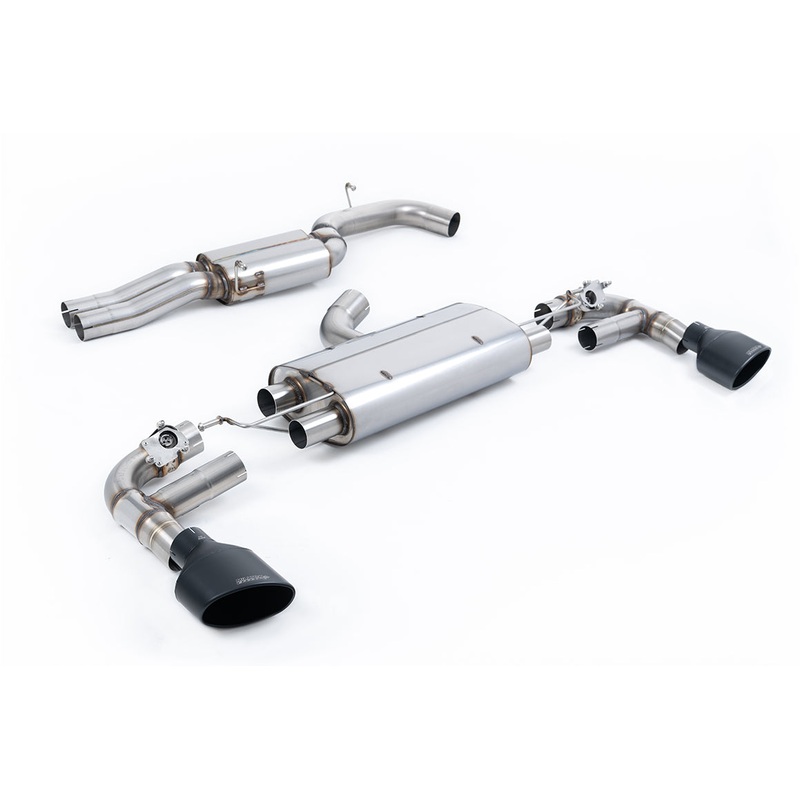Milltek Audi TT Mk3 TTRS 2.5TFSI Quattro 80MM RESONATED CAT BACK