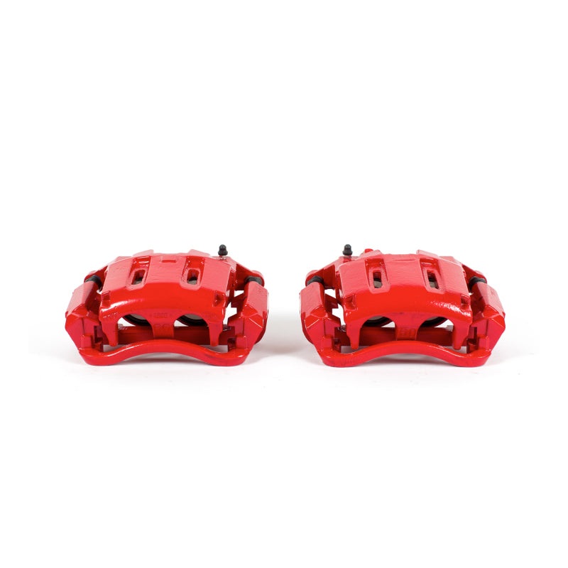 Power Stop 05-12 Ford F-350 Super Duty Front Red Calipers w/Brackets – Pair