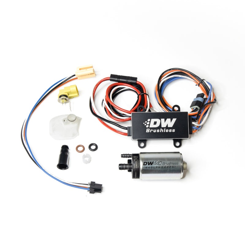 DeatschWerks DW440 440lph Brushless Fuel Pump w/ PWM Controller And Install Kit 08-14 WRX