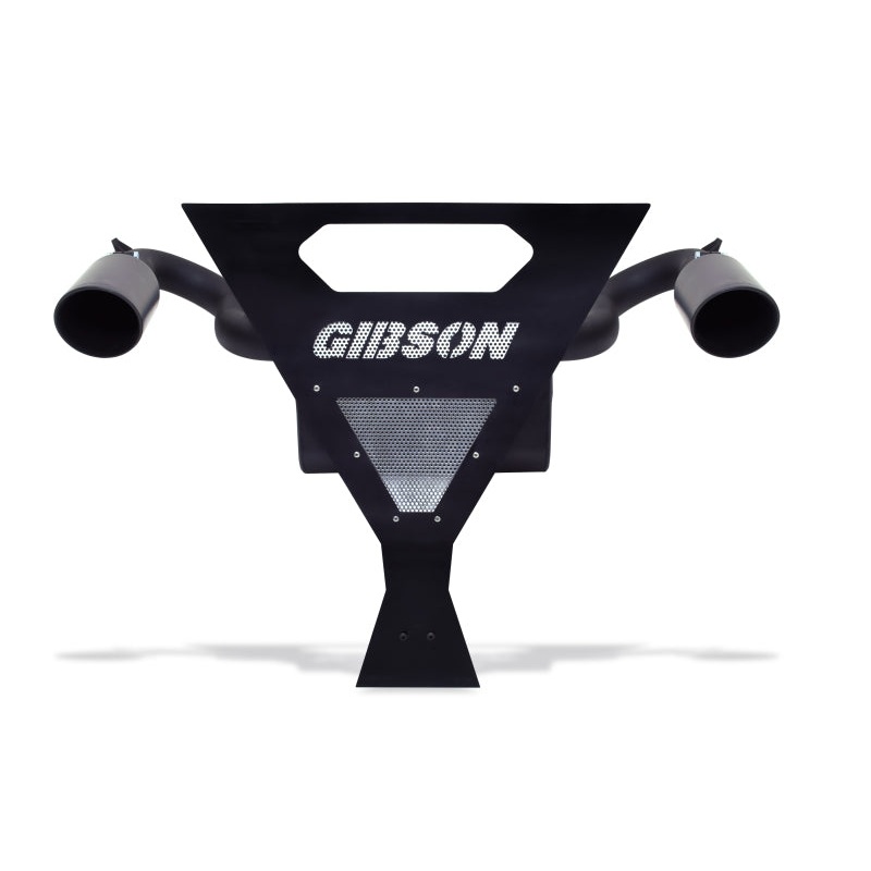 Gibson 16-17 Yamaha YXZ1000R Base 2.25in Dual Exhaust – Black Ceramic