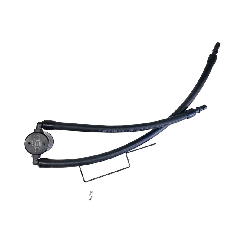 J&L 11-25 Jeep Grand Cherokee 5.7L Passenger Side Oil Separator 3.0 – Black Anodized