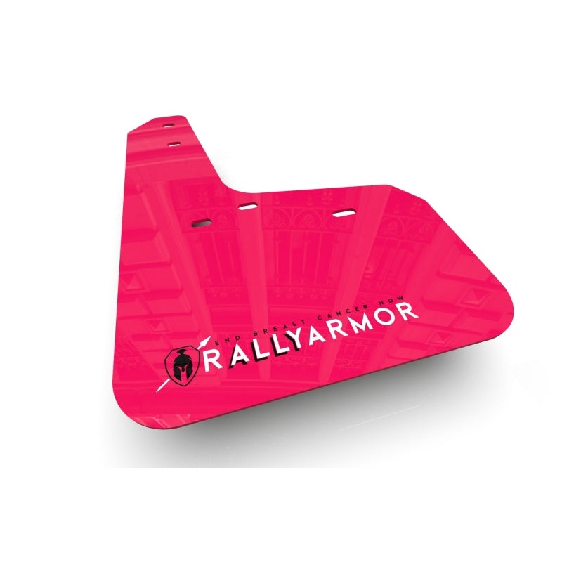 Rally Armor 1998-02 Subaru Forester Pink Mud Flap BCE White Logo