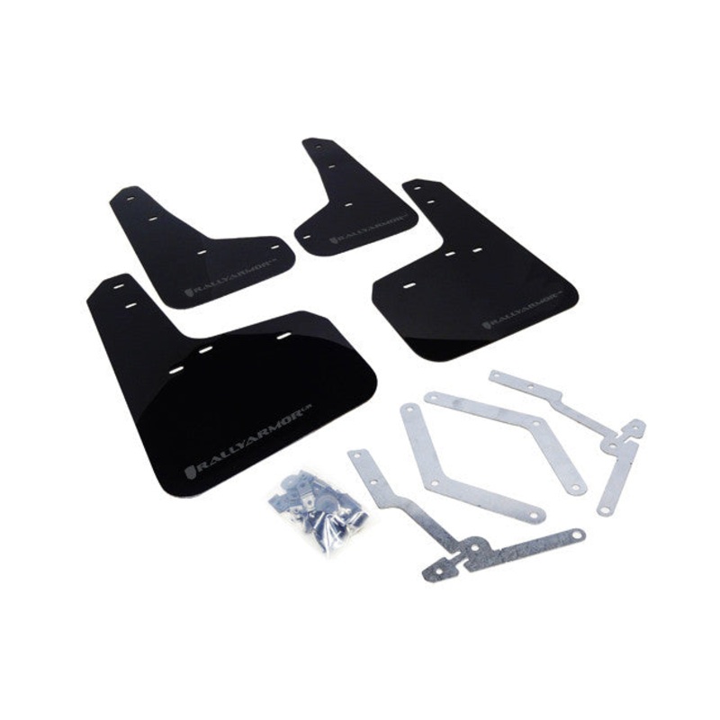 Rally Armor 2012-17 Ford Focus, ST & 2016+ RS Mud Flap Grey Logo
