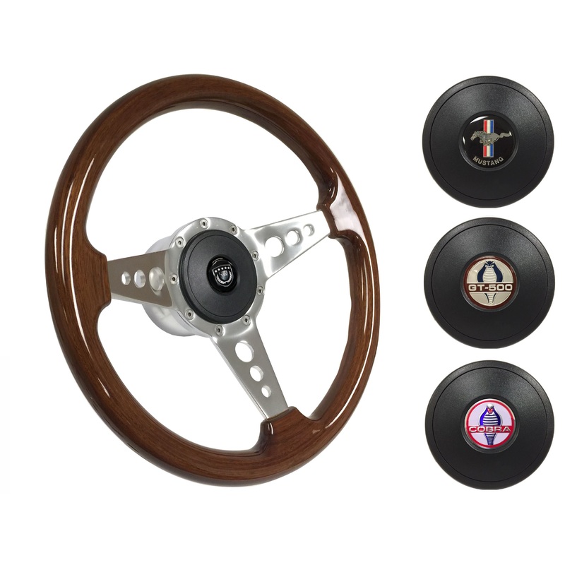 1979-82 Ford Mustang Steering Wheel Kit | Mahogany Wood | ST3076