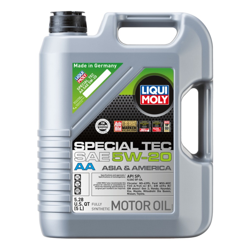 LIQUI MOLY 5L Special Tec AA Motor Oil 5W20 – Case of 4