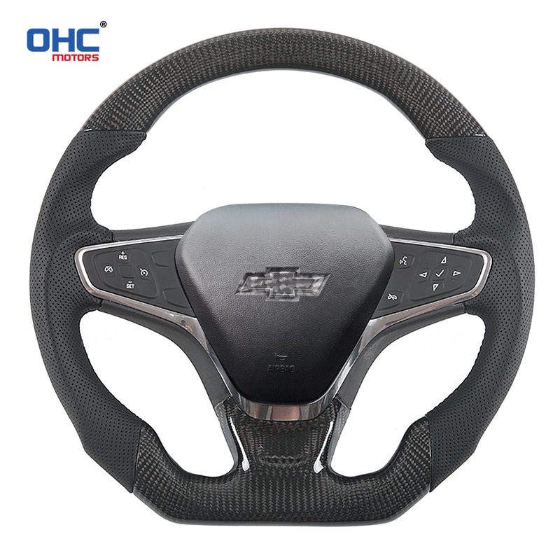 OHC Motors Carbon Fiber Steering Wheel for Chevrolet Cruze 2014-2018