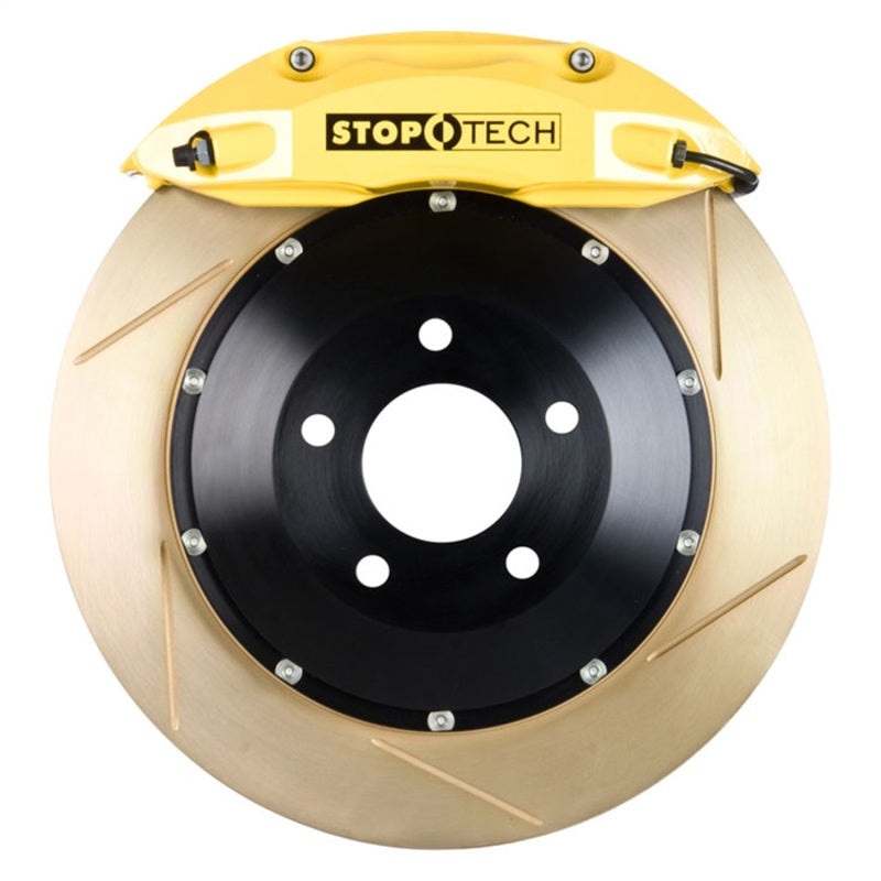 StopTech BBK 01-06 BMW M3 (E46) Front ST-40 Yellow Caliper Zinc Slotted 332×32 Rotors
