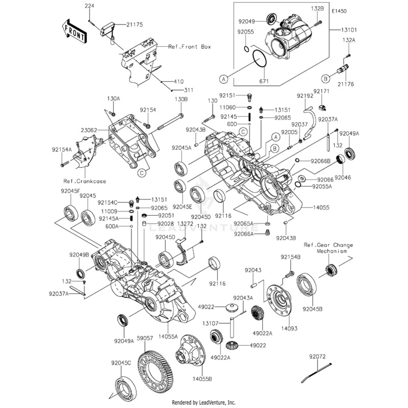 Washer-Plain-Small,4Mm by Kawasaki